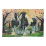 Gypsy Vanner horses,Gypsy Vanner mare and stallion Kitchen Towel