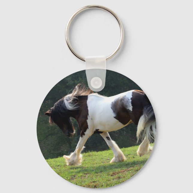 Gypsy Vanner Keychain (Front)