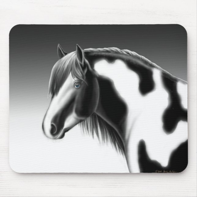Gypsy Vanner Pinto Horse Mousepad (Front)