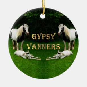 Gypsy Vanners Ceramic Ornament