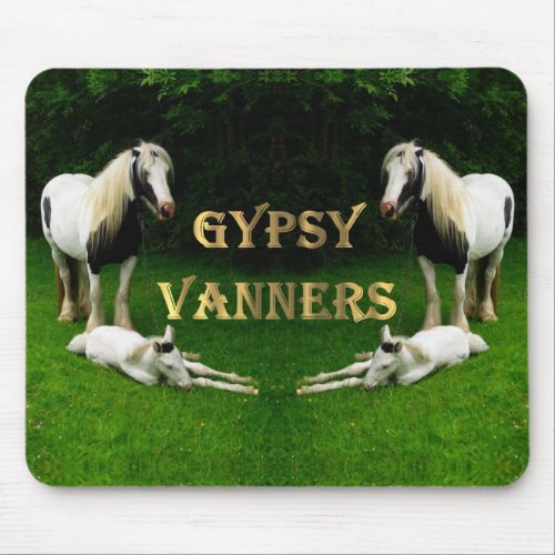 Gypsy Vanners Mouse Pad