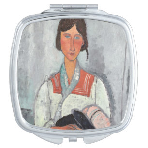 Gypsy Woman with Baby, 1919 (oil on canvas) Mirror For Makeup