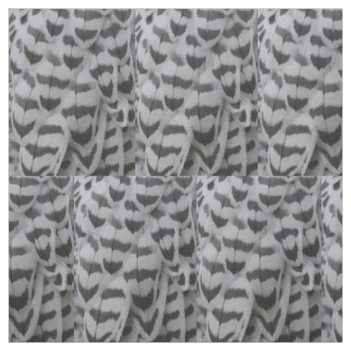 Gyrfalcon Feathers Fabric