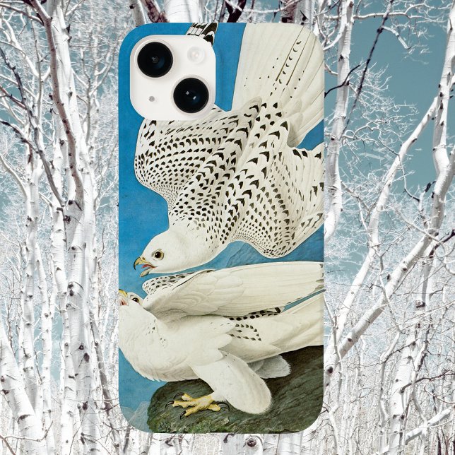 Gyrfalcons, aka Gerfalcons by John James Audubon Case-Mate iPhone Case (Creator Uploaded)