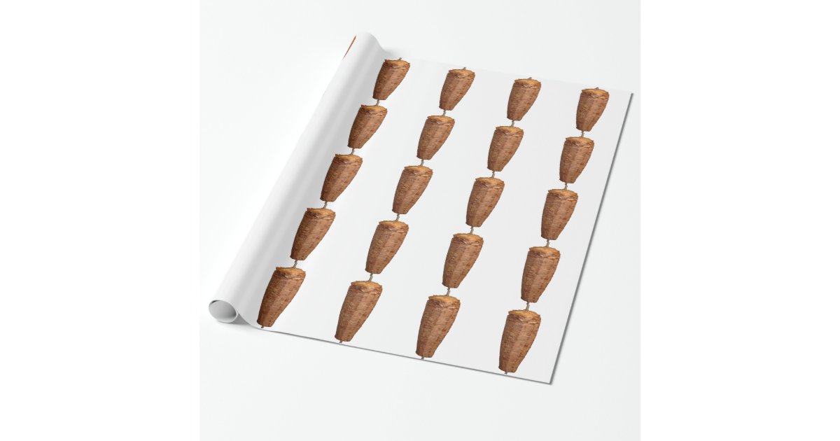 Gyro Kebab Wrapping Paper Zazzle