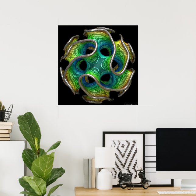 Gyroid Poster (Home Office)