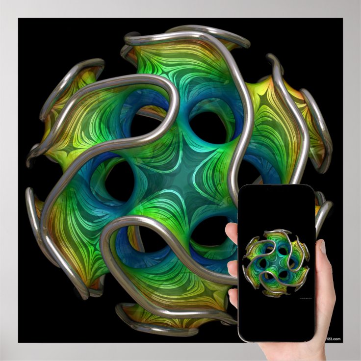Gyroid Poster (Downloadable)