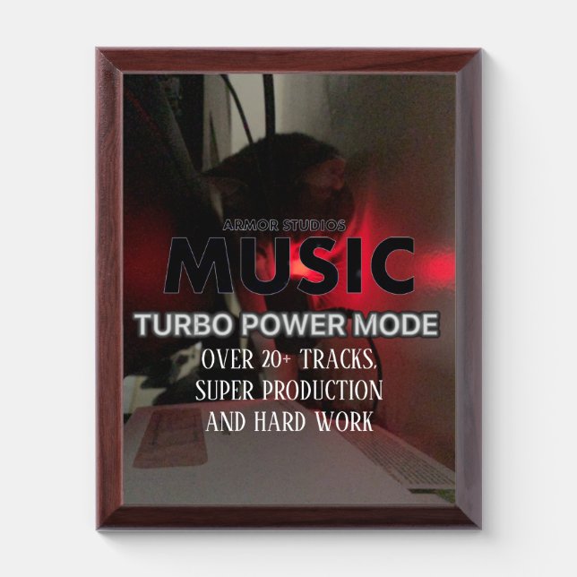 GZ & LTS - TURBO POWER MODE AWARD PLAQUE (Vertical)