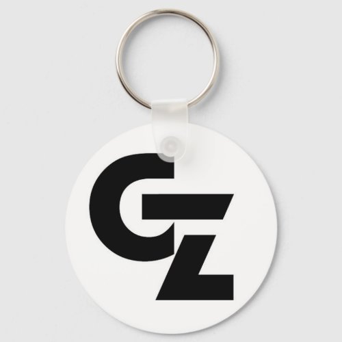 GZ Stamp Logo Keychain