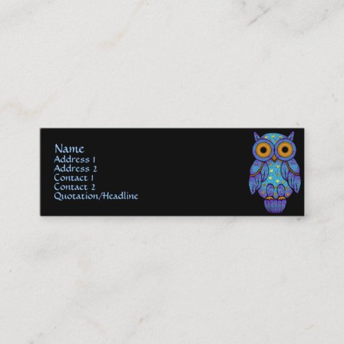 H00t Owl Profile Cards Business Cards