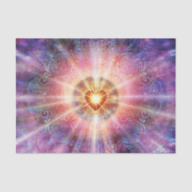 H034 Radiant Heart Tissue Paper (Front)