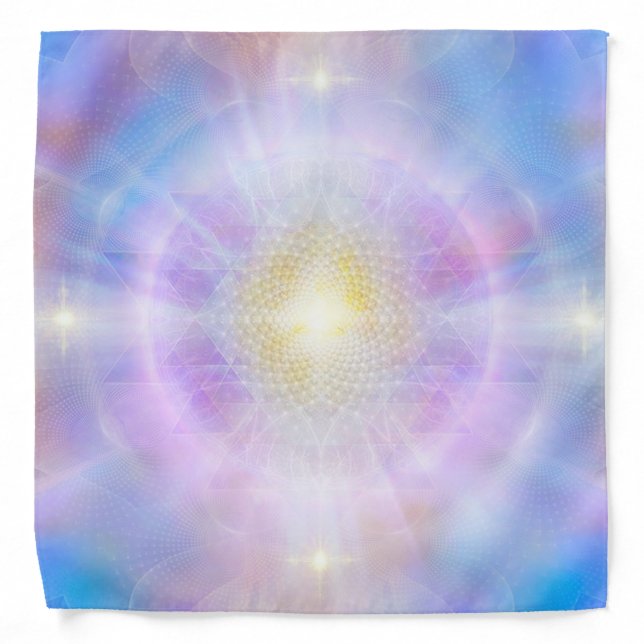 H133 Rainbow Light Vortex Bandana (Front)