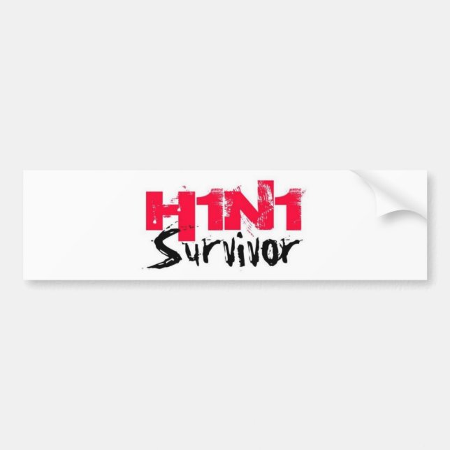 H1N1 Survivor Gear Bumper Sticker (Front)