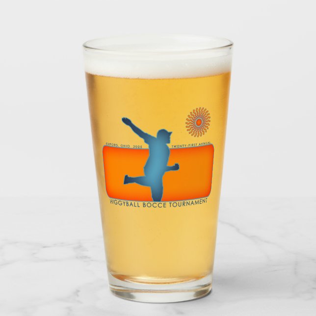 H21 Logo Pint Glass (Front Filled)
