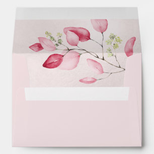 H2 Blush Gum Eucalyptus Return Address DIY Color Envelope