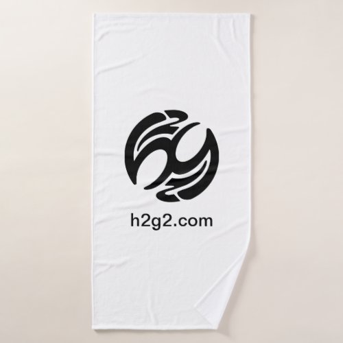 h2g2 Logo Bath Towel