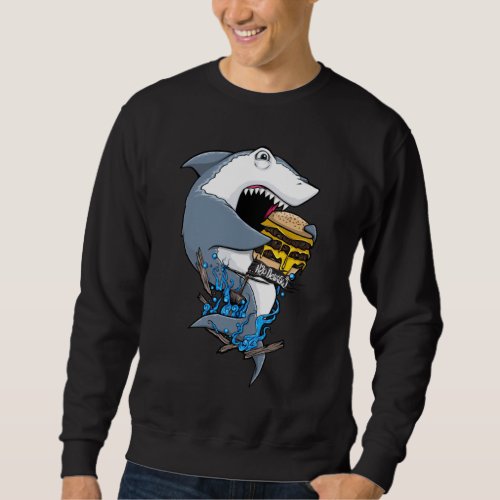 H2O Delirious Hungry Shark Mens Sweatshirt