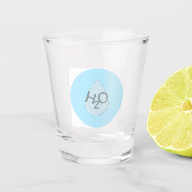 H2O Drop Shot Glass (Front)