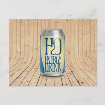 H2o Energy Drink Postcard by tsg_pictures at Zazzle