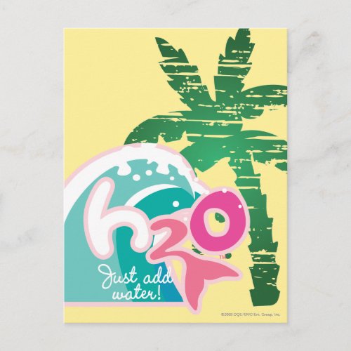 H2O Logo Postcard