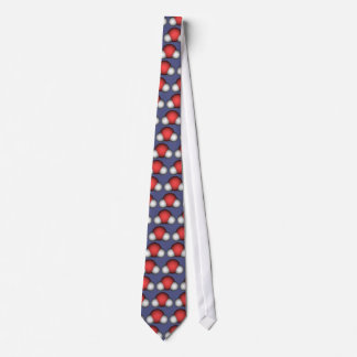 H2O Molecules Neck Tie