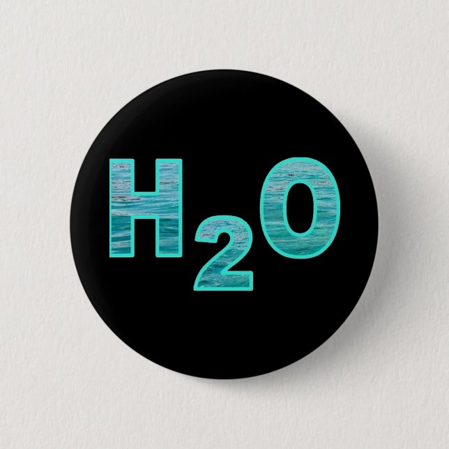 H2O PINBACK BUTTON (Front)