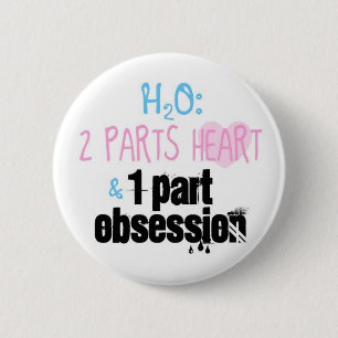 H2O PINBACK BUTTON