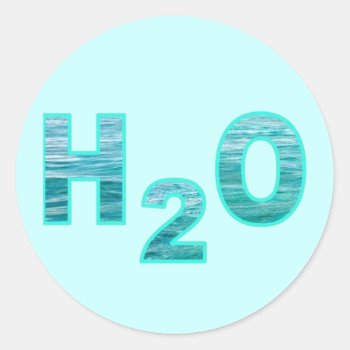 H2o Stickers Or Envelope Seals by h2oWater at Zazzle