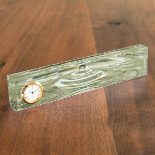 H2o Time Desk Name Plate