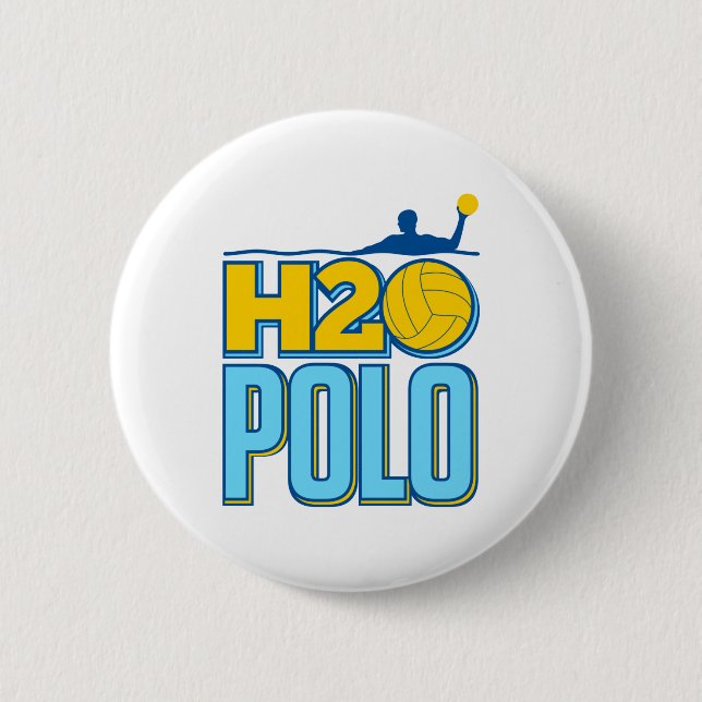 H2O Water Polo Button (Front)