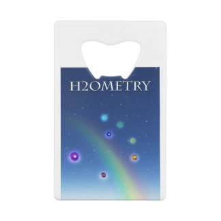 H2Ometry - Structured Water Credit Card Bottle Opener
