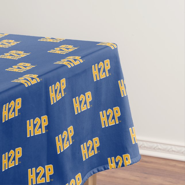 H2P - Hail to Pitt Pattern Tablecloth (In Situ)