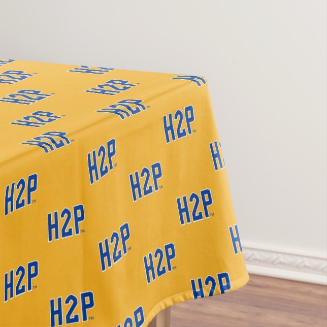 H2P - Hail to Pitt Pattern Tablecloth (In Situ)