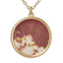 H.A.S. Arts small round gold necklace, Connemara