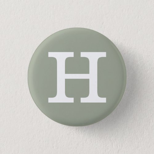 H Alphabet Collectible 8 Pinback Button