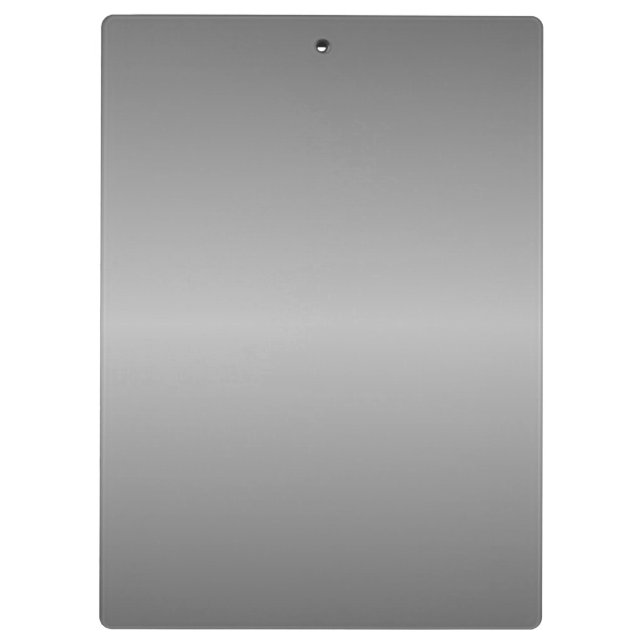 H Bi-Linear Gradient - Dark Gray and Light Gray Clipboard (Back)