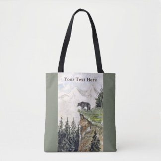H. Bullock Webster - Bear on Cliff Tote Bag