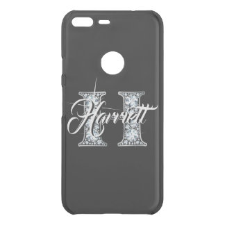 H Faux Diamond Bling Monogram Uncommon Google Pixel XL Case