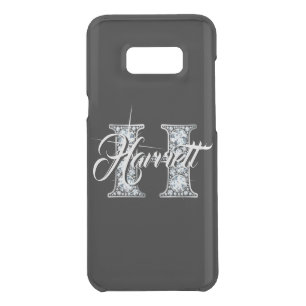 H Faux Diamond Bling Monogram Uncommon Samsung Galaxy S8+ Case