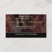 H Flame Monogram Business Card (Back)