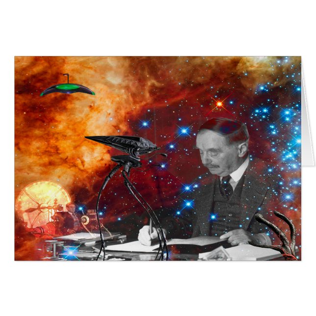 H.G.Wells Science Fiction Cards (Front Horizontal)