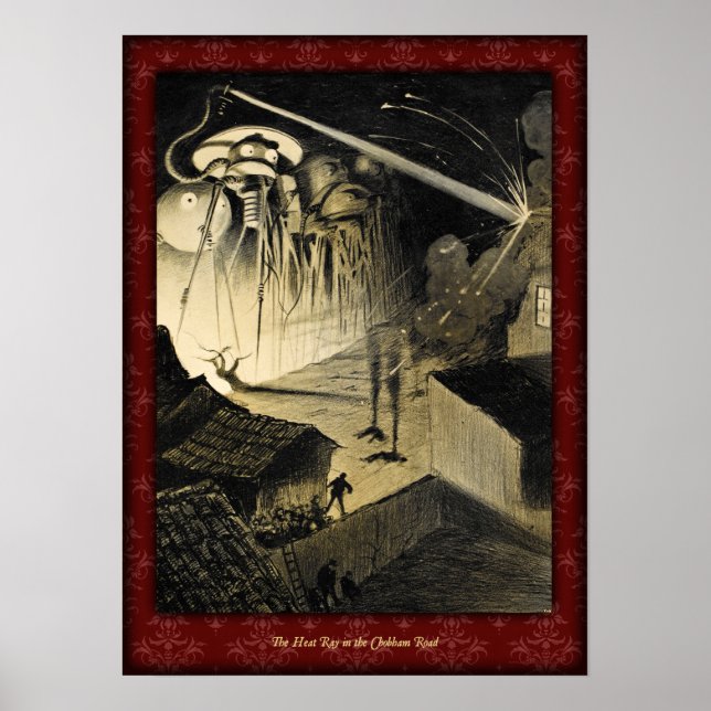 H G Wells War of the Worlds Poster 5 (Front)