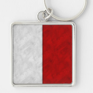 H Hotel Watercolor Nautical Signal Maritime Flag Keychain