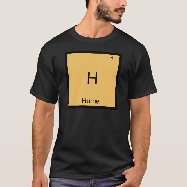 H - Hume Funny Element Chemistry Symbol T-Shirt (Front)