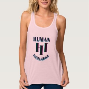 H I HUMAN INTELLIGENCE t-shirt Tank Top
