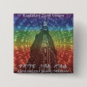 H.I.M. Haile Selassie I: Light of the World Pinback Button