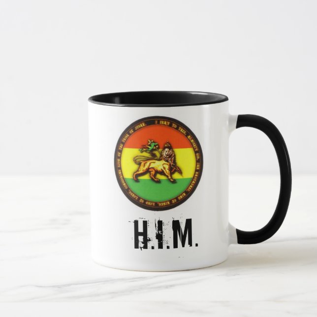 H.I.M. Mug - Black (Right)
