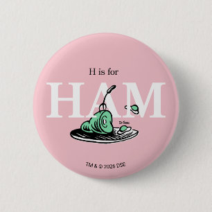 "H is for HAM"   Alphabet Design Button