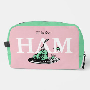 "H is for HAM"   Alphabet Design Dopp Kit