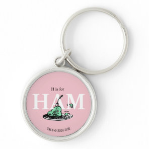 "H is for HAM" | Alphabet Design Keychain